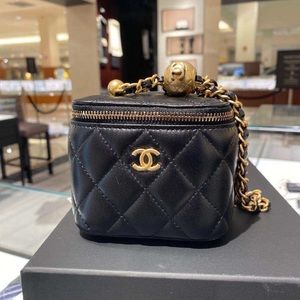 Chanel Vanity case Rare item super cute